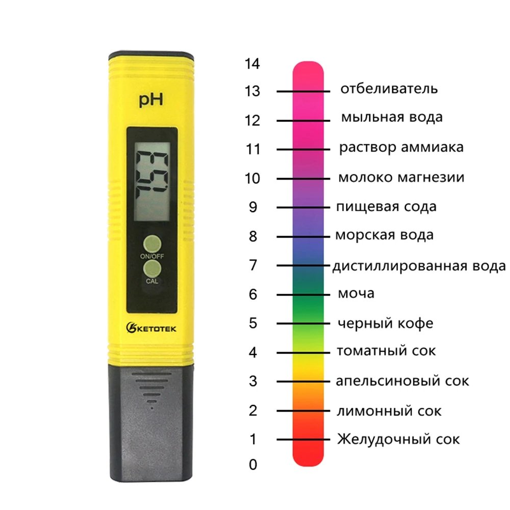 Digital Portable PH Meter Tester Lab PH TDS Tester ATC Automatic Calibration TDS Meter for Drink Food Aquarium Wine Urine