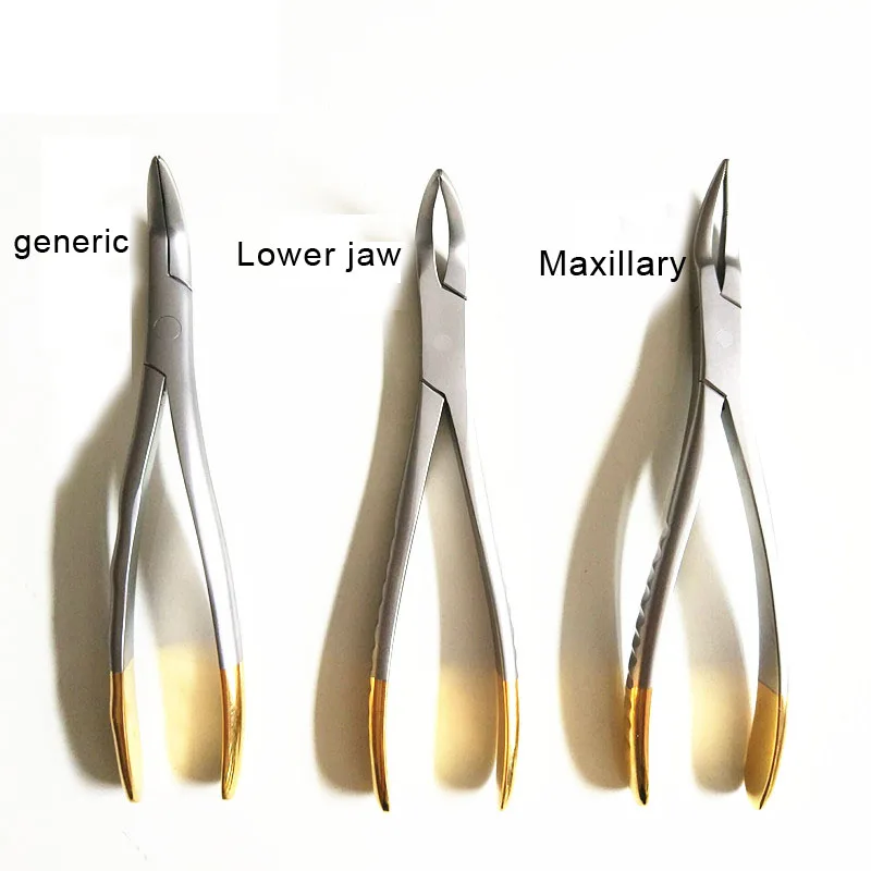 Dental material residual root forceps maxillary mandibular residual root forceps minimally invasive root rhythm