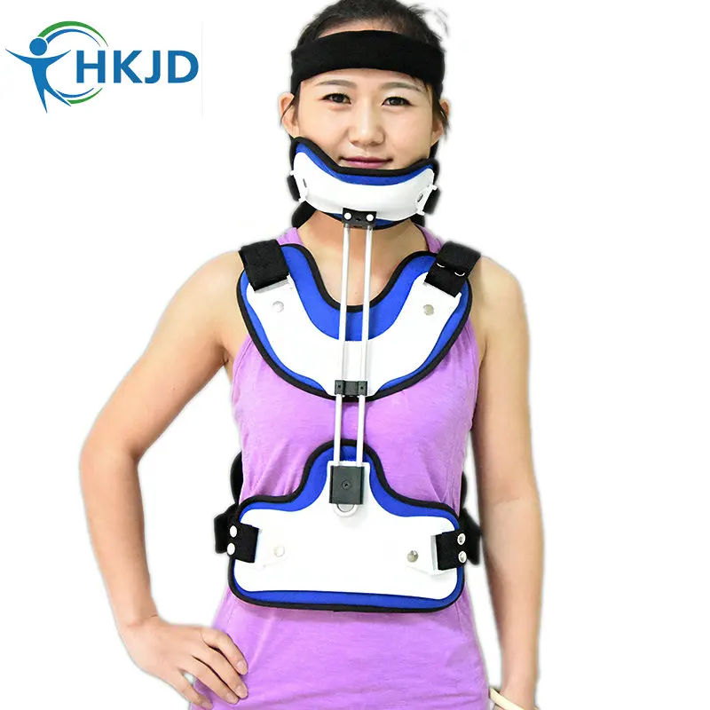 Newest Design Adjustable Medical Brace Cervical Thoracic Orthosis Health Care Product Fixation Stent Free Shipping Via Express