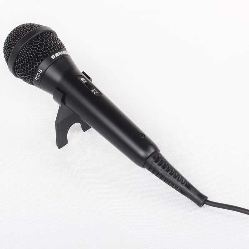 ميكروفون ديناميكي محمول باليد Samson R10S يستخدم للجيتار والغناء والميكروفون الصوتي كابل 3.5 متر