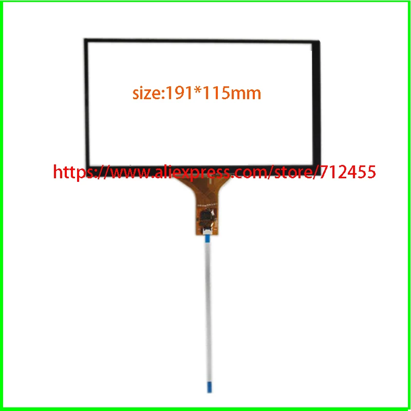 

New 8inch Capacitive Screen For XWC 2031 V1 Singway XWC 2040 191*115mm Touch Screen