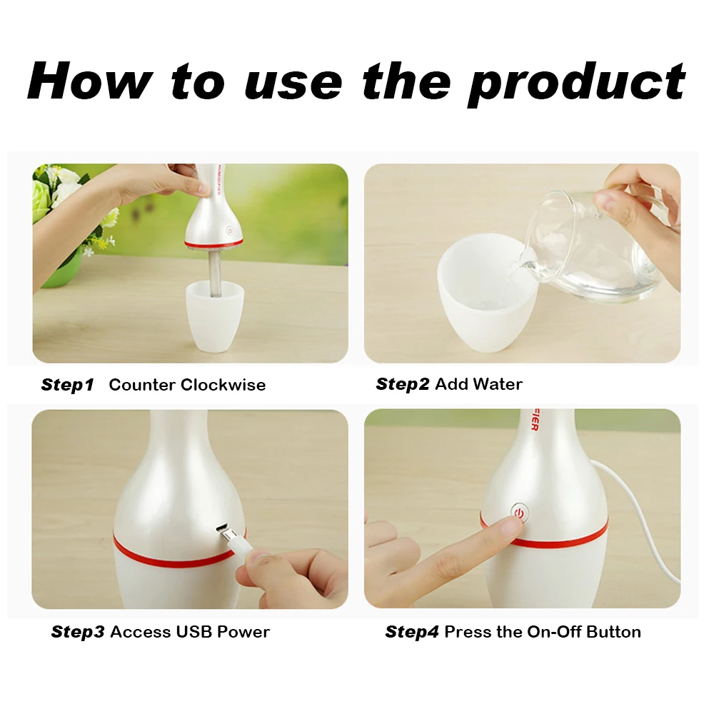 SOARIN-مرطب هواء صغير للسيارة ، ناشر زيت عطري USB ، 150 مللي ، مرطب صغير للسيارة Led