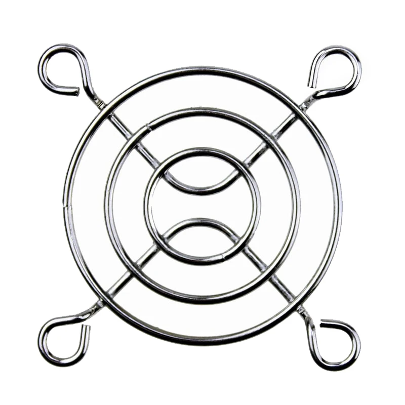 Protecteur de grille de ventilateur, 100 pièces, 50mm, couvercle de doigt en métal pour ventilateur de refroidissement 5cm