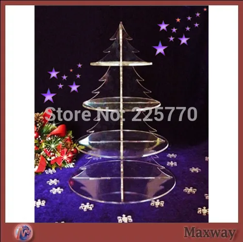 

Hot Sale Manufacturer 4 tier Custom Clear Acrylic Cupcake Display Stand DIY Cake Stand