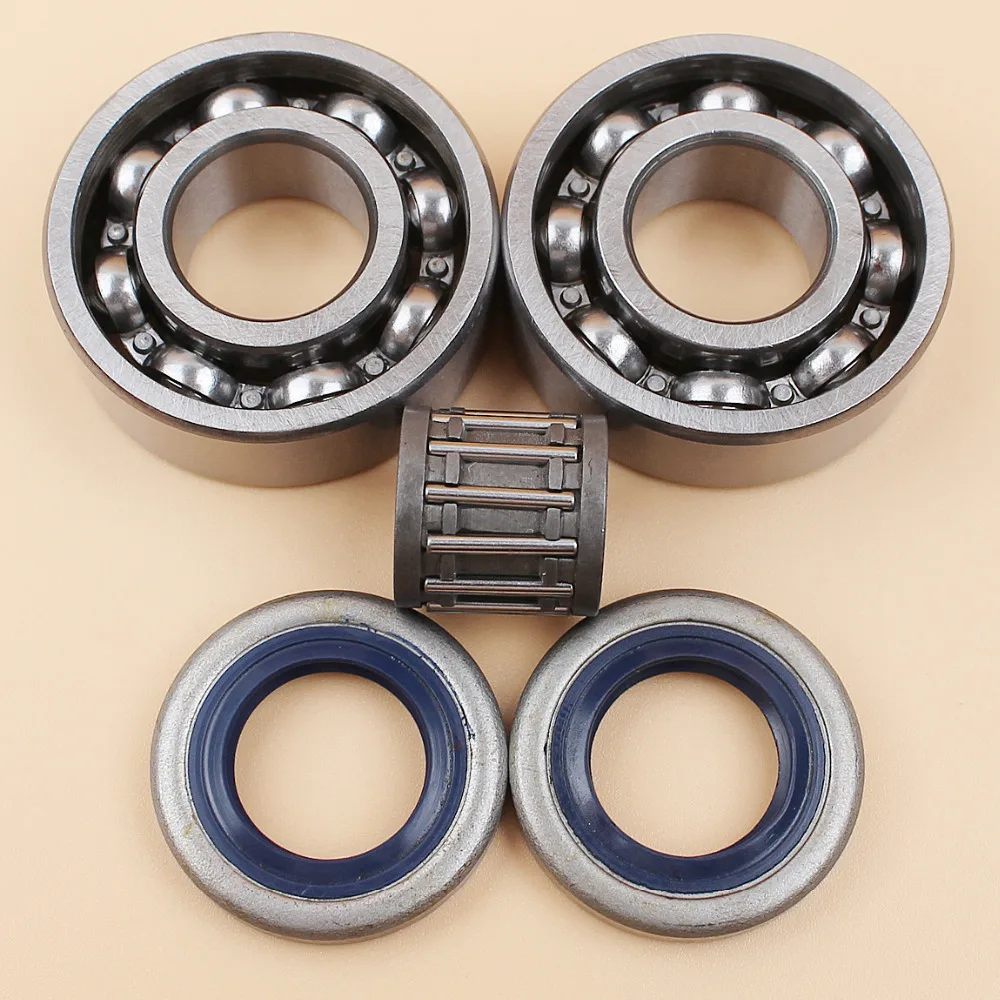 Crankshaft Crank Bearing Oil Seal Kit Fit Husqvarna 359 357 XP 357XP Chainsaw Engine Spare Parts motosierra Garden Tools