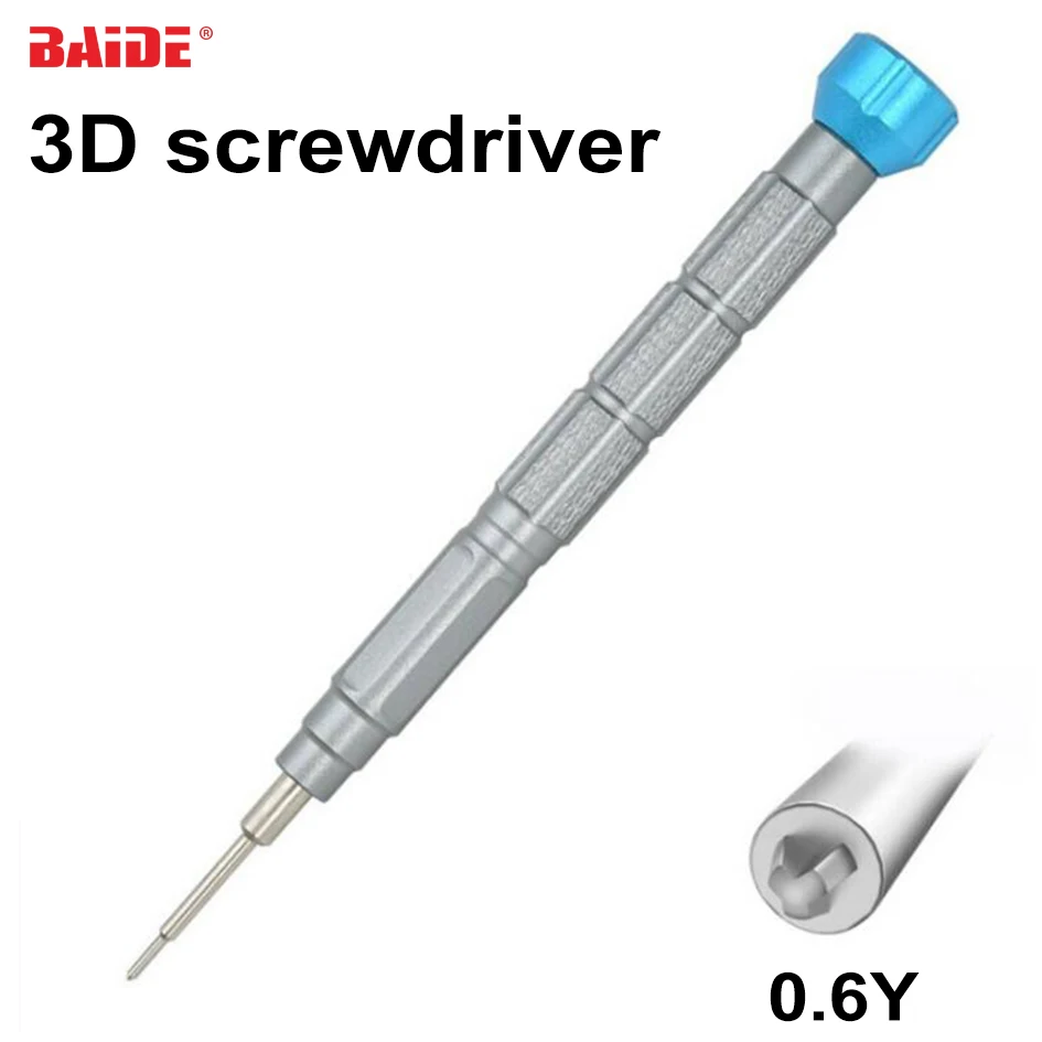 New Design High-class 3D Precision Screwdriver 0.6Y 0.8 Pentalobe Screwdriver for iPhone Mobile Phone Repair Tools  10pcspcs/lot