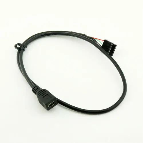 

10pcs Mini USB 5 Pin Female to Dupont 5Pin Female Header PCB Motherboard Adapter Cable 50cm