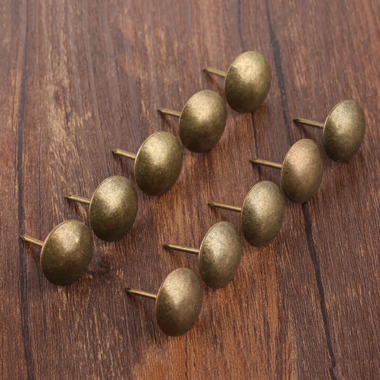 10 sztuk 20*25mm tapicerka paznokci Tachas biżuteria pudełko drzwi Sofa dekoracyjne Tack Stud Pushpin meble do salonu kosmetycznego antyczny brąz
