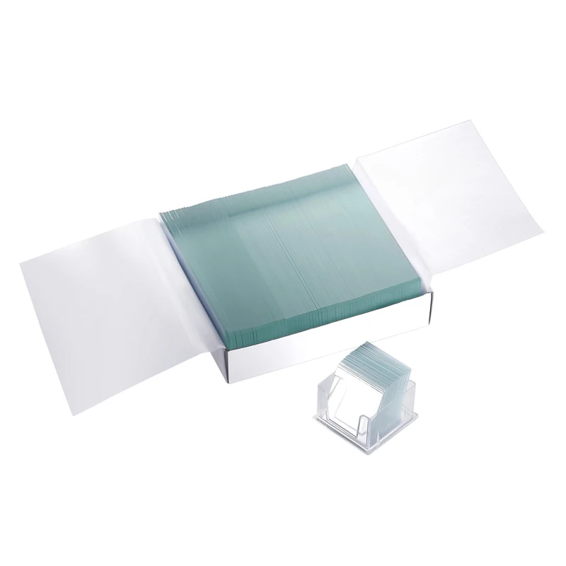 Imagem -05 - Slide de Microscópio para Ciência Biológica Básica Vidro de Cobertura Pré-limpo em Branco 50 Pcs 100 Pcs