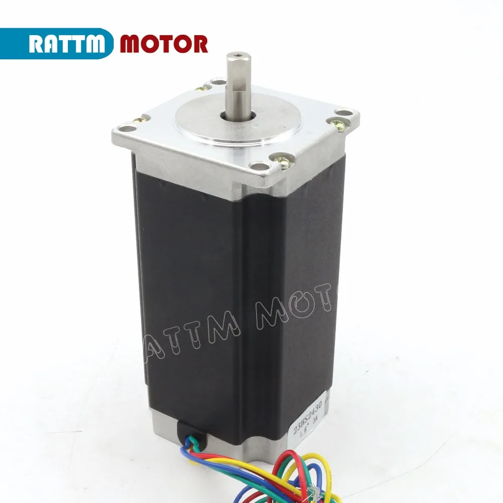 NEMA 23 CNC stepper motor 112mm 425oz-in 3A 23HS2430 8mm Shaft