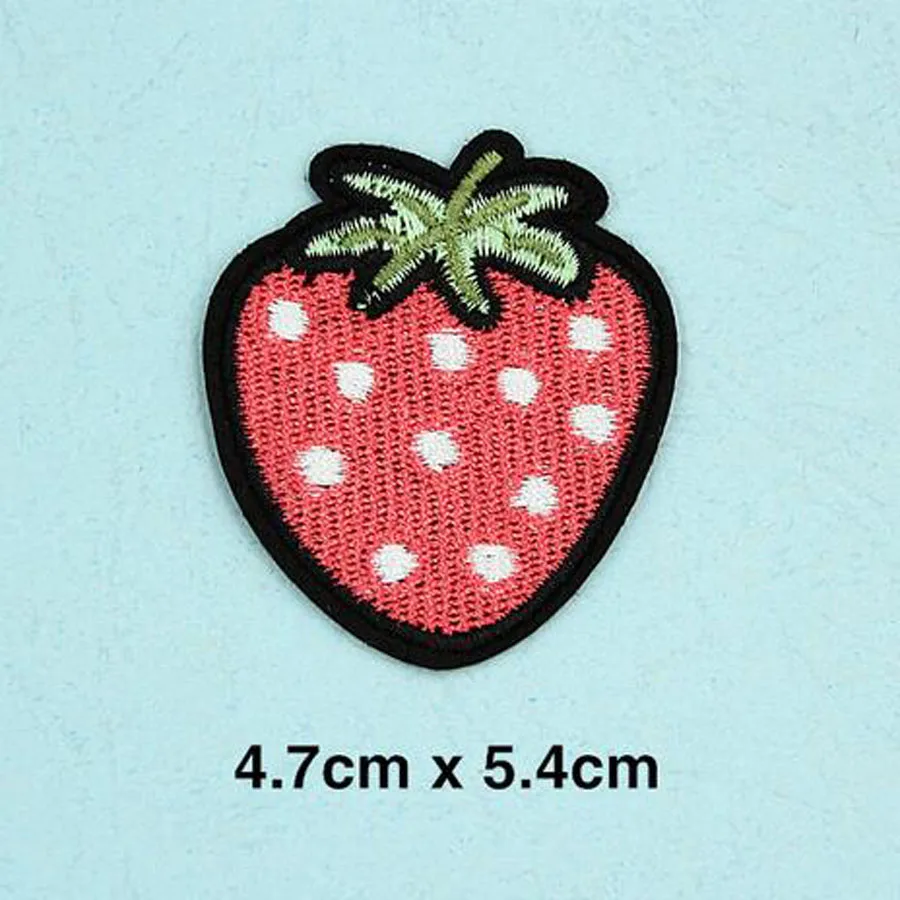 Cute Fabric Embroidered Fruit Patch For Clothes Stickers Bag Sew Iron On Applique DIY Apparel Sewing Clothing Accessories BU15