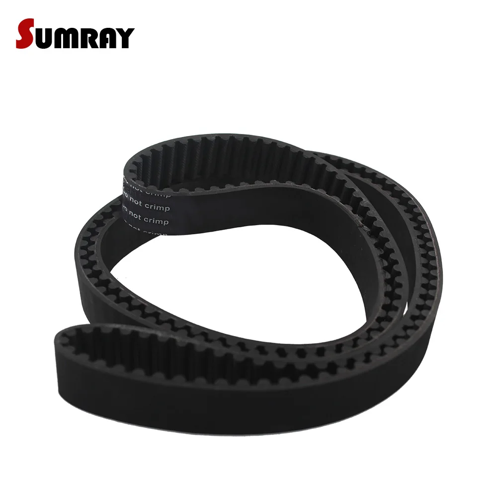 HTD8M Timing Belt 8M-1920/1936/1952/1960/2000/2008/2016/2032/2040/2048/2056mm Pitch Length 25/30mm Width Rubber Belt for Pulleys