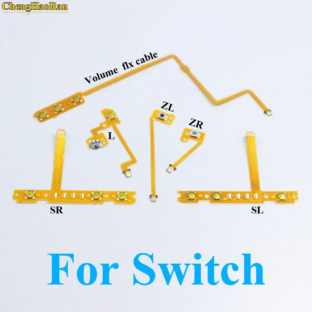 ChengHaoRan 1pcs ZL ZR L SL SR Button Ribbon Flex Cable Replacement for Nintendo NS Switch for Joy-Con Controller Repair parts