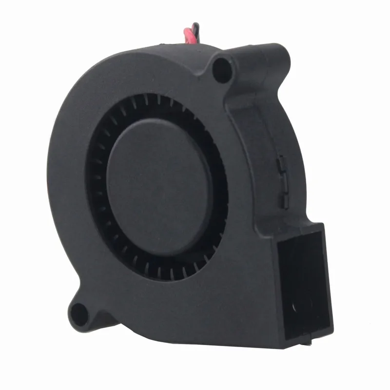 Gdstime-12V DC 브러시리스 송풍기 팬, 50mm x 15mm 높이 RPM 50x15mm 5015S 터보 냉각 팬 0.12A, 20 개