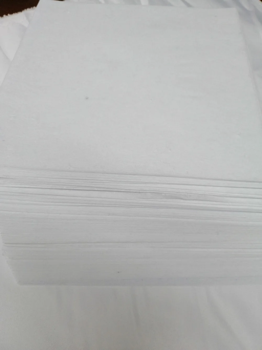 100 Precut Sheets Medium Weight 50grams Cotton Tear Away Machine Embroidery Stabilizer Backing 8\