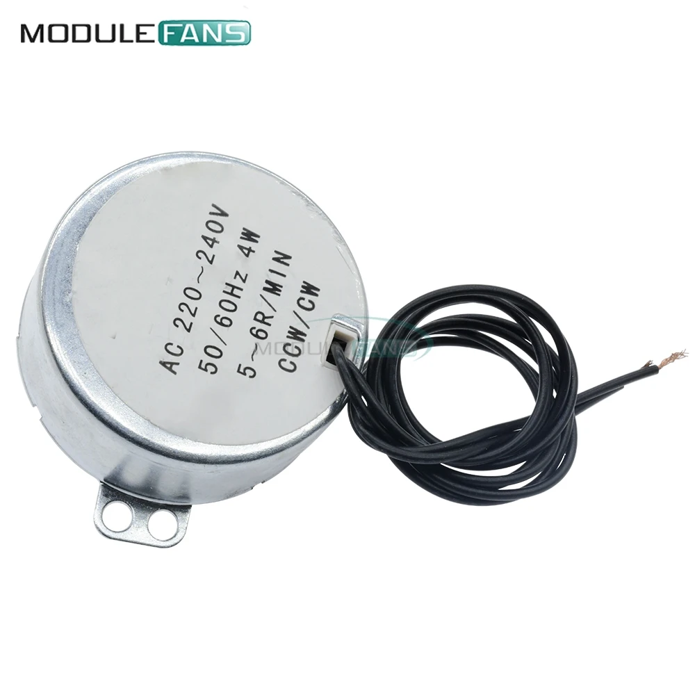 AC 220V - 240V 50/60Hz 4W Synchron Motor 5-6RPM Robuste Drehmoment 4W CW CCW TYC-50 Geräuscharm Und Robust – Detail 3