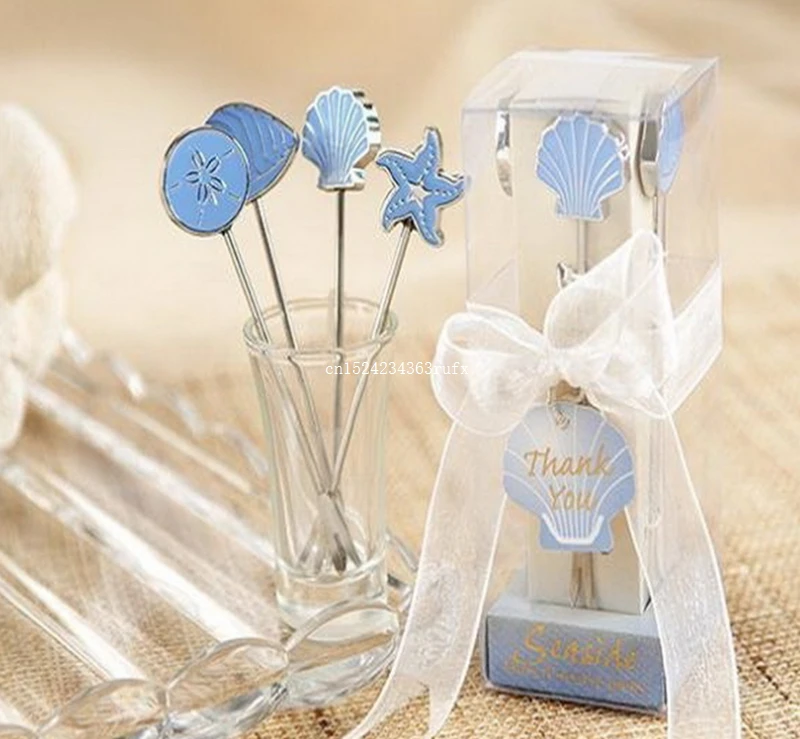 

100 Seaside Favors Hors d'oeuvre Picks Fruit Picks Chrome Fruit Forks Wedding Gift Party Favors