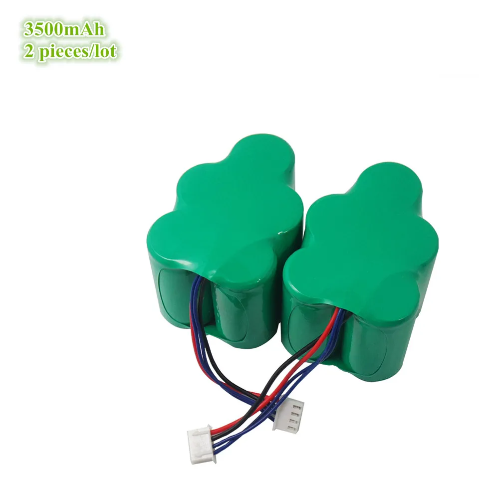 2 Teile/los 6V 3500mAh NI-MH Akku ersatz für Ecovacs Necchi Deepoo DEEBOT D66 D68 D73 D76 720 730 760