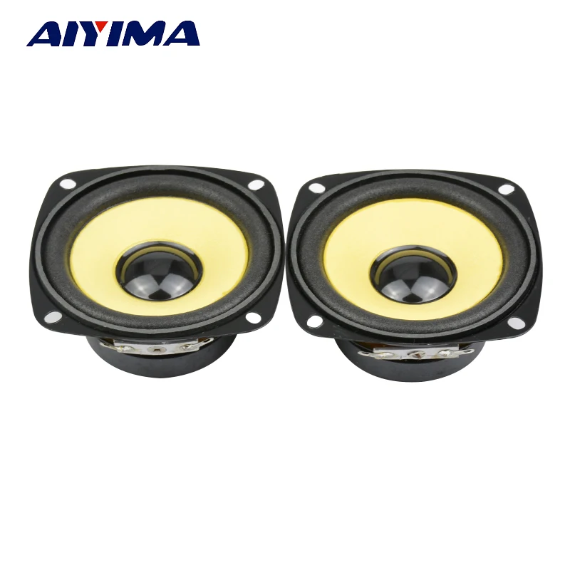 AIYIMA 2Pcs 3 Zoll Vollständige Palette HIFI Audio Lautsprecher Fahrer 4 ohm 10W DIY Multimedia Sound Verstärker Musik lautsprecher Lautsprecher Hause