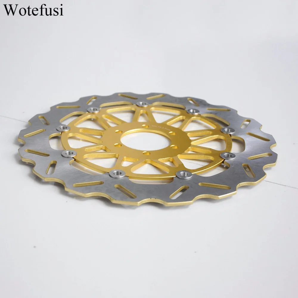 Wotefusi Front Brake Disc Rotors For Yamaha FZR YZF 750 FZR 1000 XJR 1200 1300 5EA1/5EA7 1998-1999 [PA190]