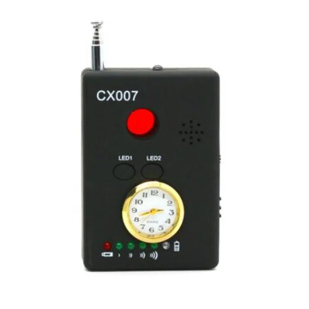 1Mhz-6500GHz Full Range Frequency Detector Multi-Function Signal Camera Phone GSM GPS WiFi Bug Spy RF Detect Finder CX007