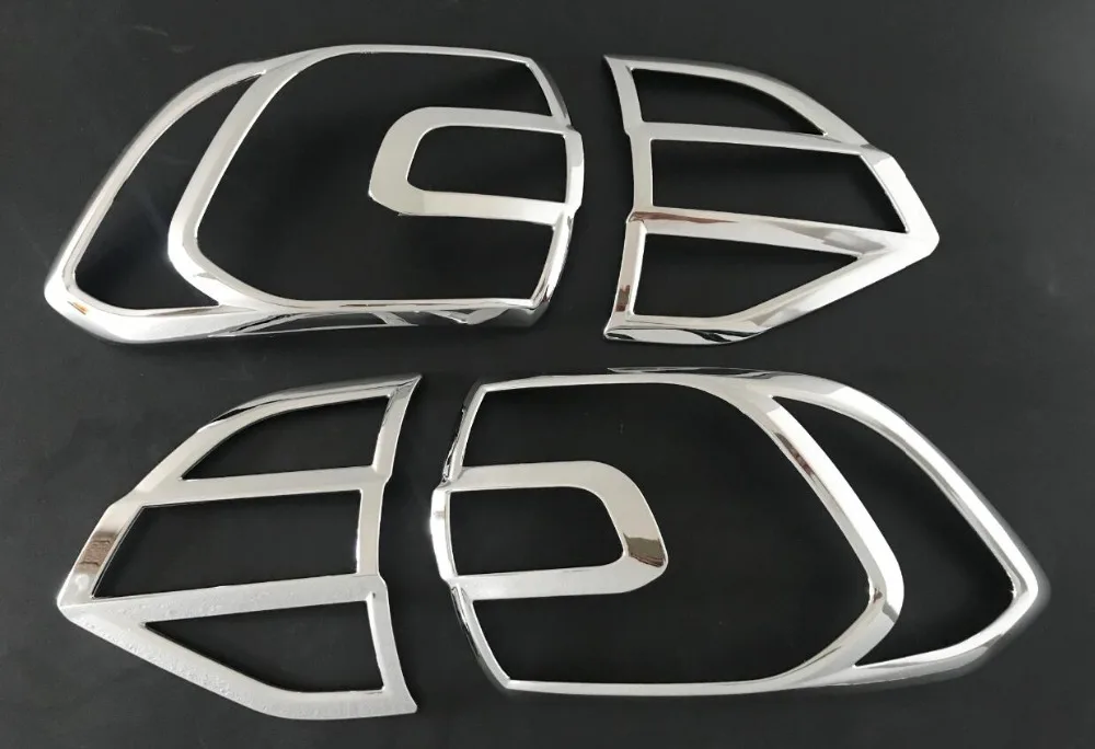 2016-2017 For Ford Everest accessories ABS Chrome Tail Lights Cover Parts For FORD Everest Endeavour Decorative Parts