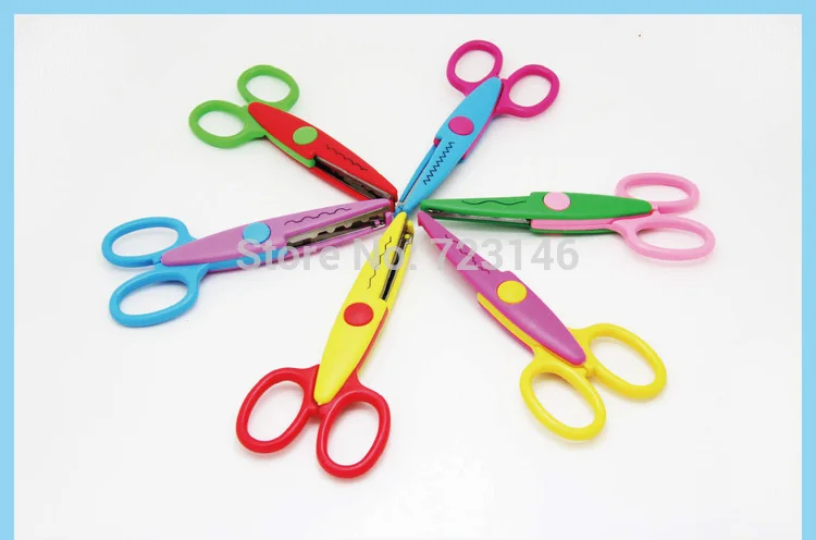 2015 New Arrival Tijeras Sastre 6psc Zakka Japan Diy Craft Scrapbooking Shapes Scissors - Decorative Cutter for Paper Stationery