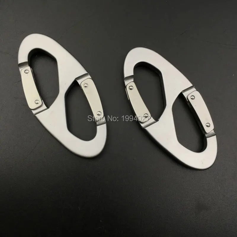 Hot sale 2pcs/lot camping climbing carabiner tent accessories 8 Shape Mountaineering buckle fast hang mini tent buckle hook