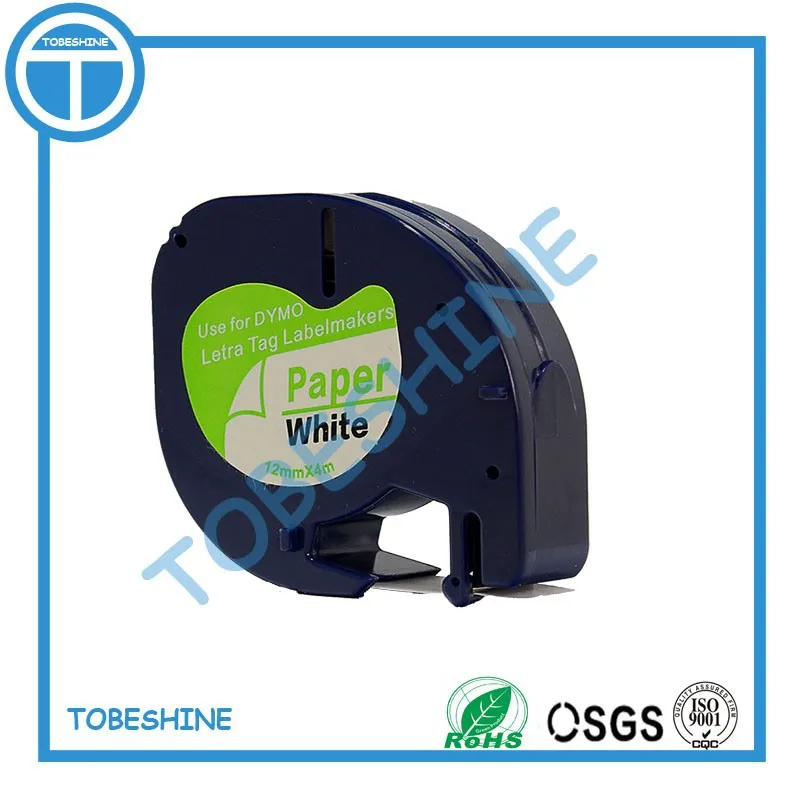 

1PK DYMO LT 91200 dymo LetraTAG LT 91200 white paper label 1/2" W X 13' L