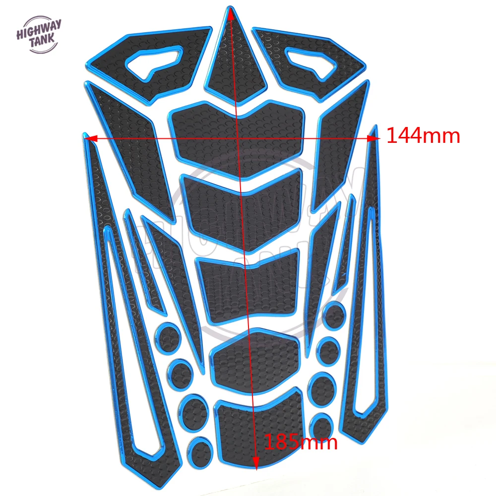 Cool Motorcycle Decal Gas Oil Fuel Tank Pad Protector Sticker Case for Kawasaki Z750 Z1000 Ninja 250 650 ZX-6R ZX-10R ER-6N Etc