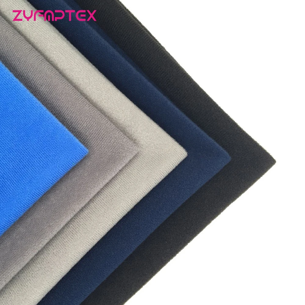 ZYFMPTEX Gray Black Blue Doll Fleece Fabric Tissue Solid Color Plush Cloth for Sewing Patchwork Quilting Flesh Tissue 45X45CM