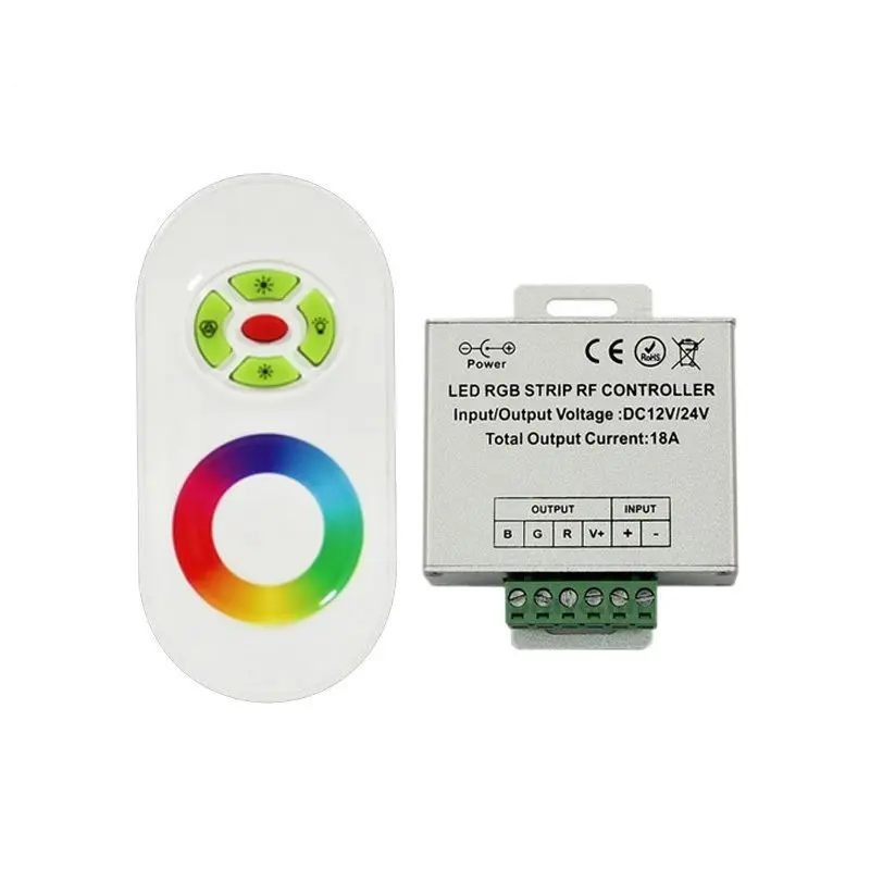 3Key 8Key 24Key 44 Key Music WiFi IR RF Remote Double Lines Controller untuk 3528 5050 RGB Led Strips