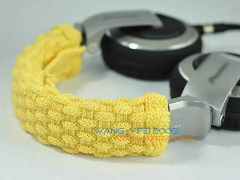 Pure Wool Headband Cushion For Pioneer HDJ1000 HDJ2000 HDJ1500 500 HDJ700 HRM 6 DJ Headphone Headset Hand Knit Merino Wool