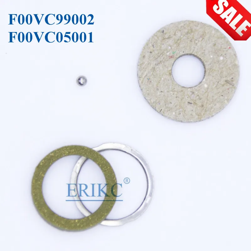 

ERIKC Gaskets F00VC99002 Repair Kits F00V C99 002 Steel Ball Size 1.34mm F00VC05001 for F 00V C99 002 Bosch CR series 10 Bag/lot