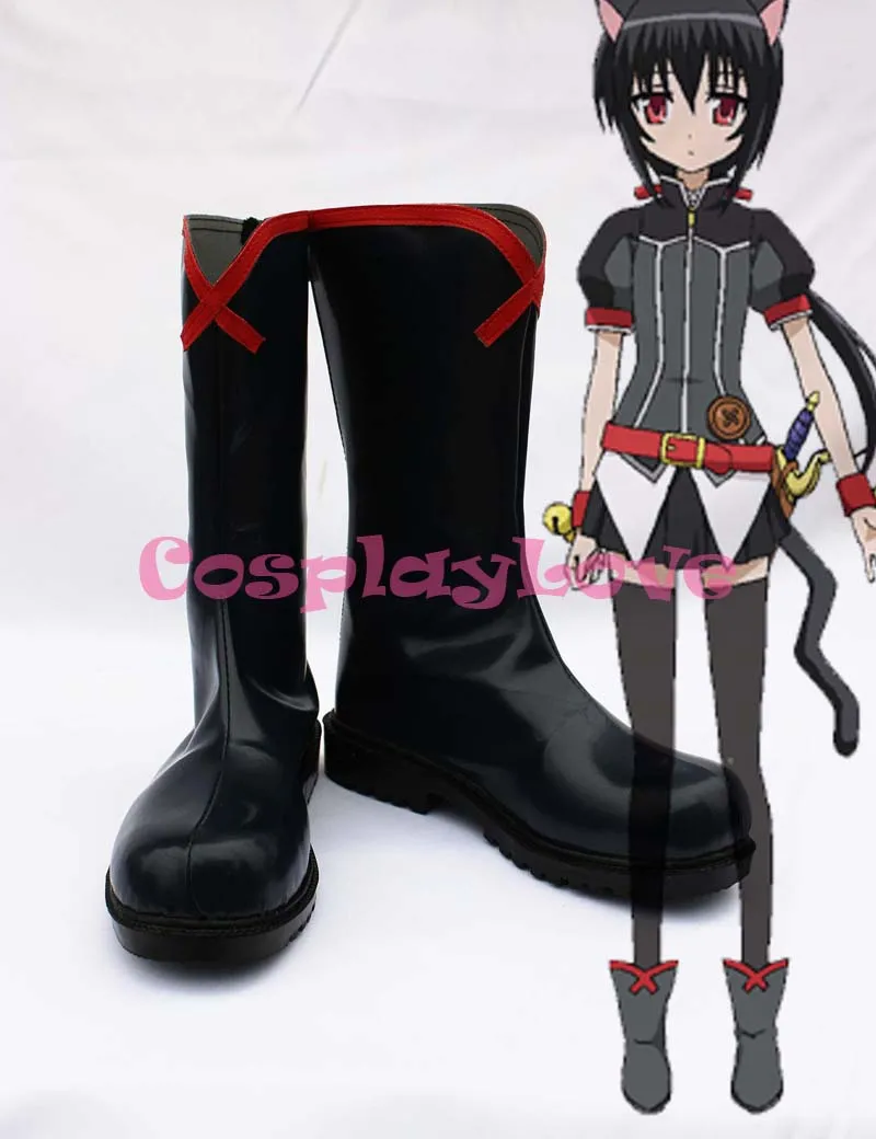 

DOG DAYS Noir Vinocacao Cosplay Shoes Boots Hand Made Custom-made For Halloween Christmas Festival