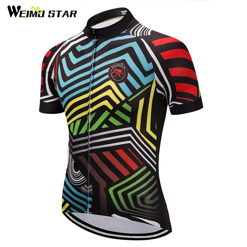 Weimostar 2019 Cycling Jersey Summer Short Sleeve Racing Sport Bicycle Clothing Ropa Ciclismo Breathable mtb Bike Jersey Shirt