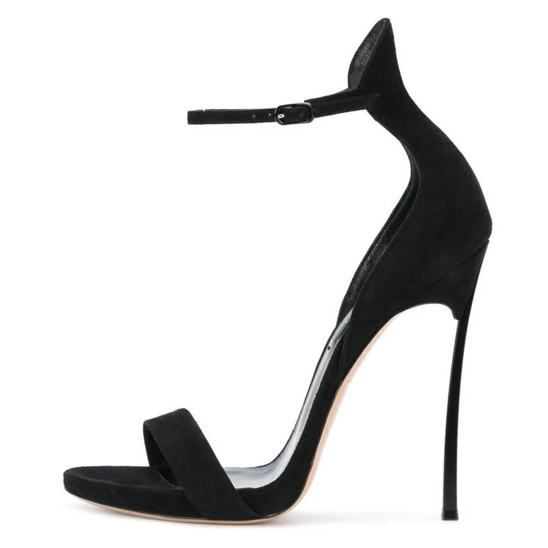 Carpaton Hot Selling Ankle Strap High Heel Sandal Summer Sexy Open Toe Ankle Strap Shoes 2018 Rome Style Thin Heel Shoes