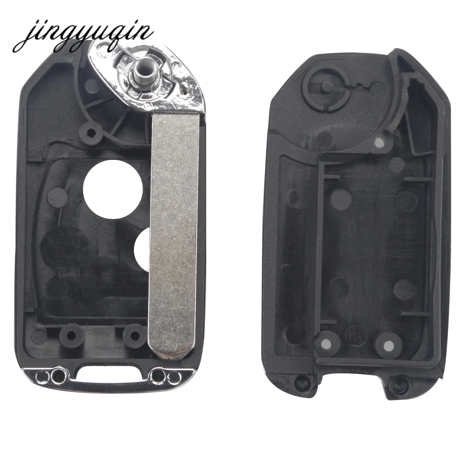 jingyuqin New Remote 2 Button Flip Folding Key Shell Case Cover For Honda CRV Accord Civic Odyssey Fit