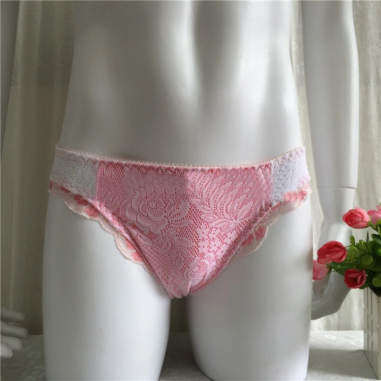 new Mens Sexy Floral Lace Floral Sissy Underwear Lingerie Briefs Underwear Erotic Gay Mens Lingerie UnderPants gay jockstrap