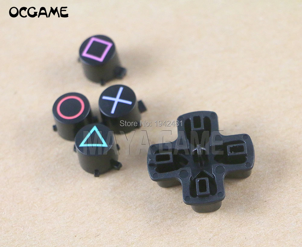 مجموعة واحدة من أزرار ABXY Trigger D-Pad بديلة لجهاز Playstation 4 لوحدة تحكم PS4