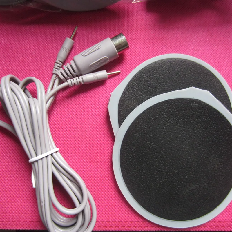 10sets electrode pads and cables for micro current electrode stimulation massage machine