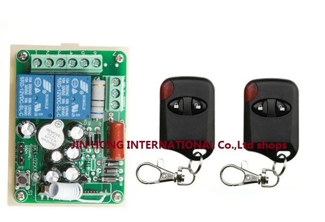 

AC220V 2CH Wireless Remote Control Switch System teleswitch 1*Receiver + 2 *cat eye Transmitters for Appliances Gate Garage Door