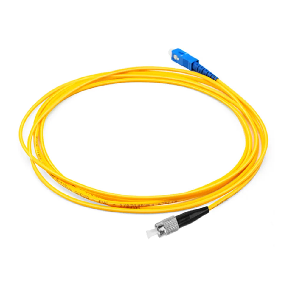 Imagem -03 - Fc-sc sc Simplex Monomodo 125 sm Cabo de Fibra Óptica Patch Cord Jumper Nível de Telecomunicações por Atacado Alta Qualidade Pcs 10 m