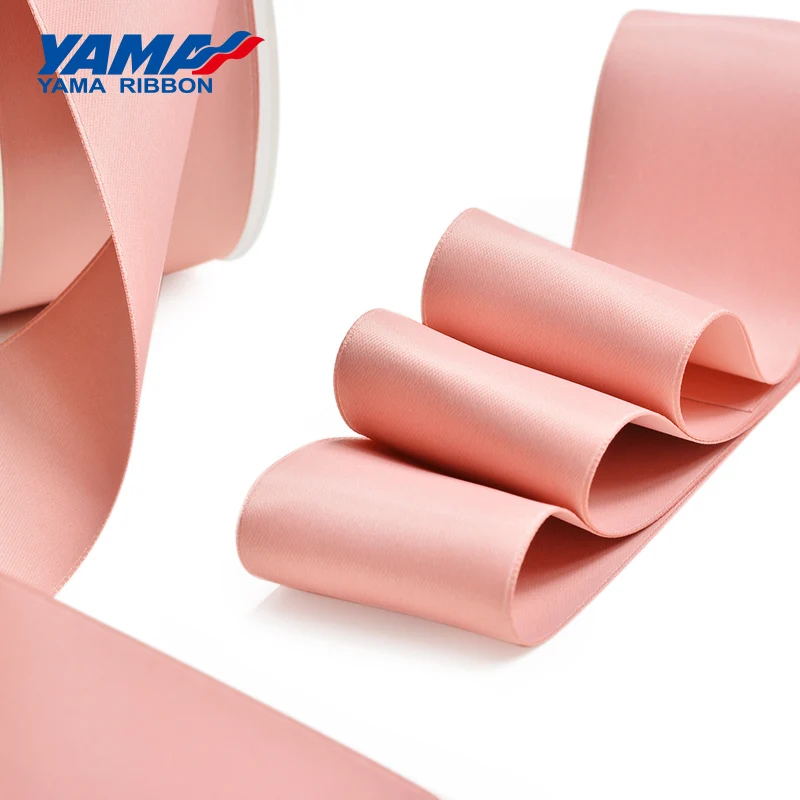 YAMA 100% Polyester Silky Matte Ribbon Double Face  Printed Ribbons 6 9 13 16 19 mm 100yards Gift Decoration Arts and Crafts