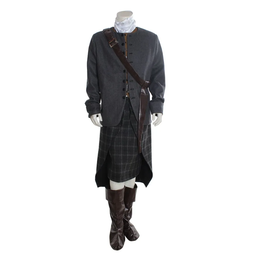 Cosplaydiy Outlander Claire Randall  Jamie Fraser Costume  Jenny Fraser Murray Dress Costume For Customer L320