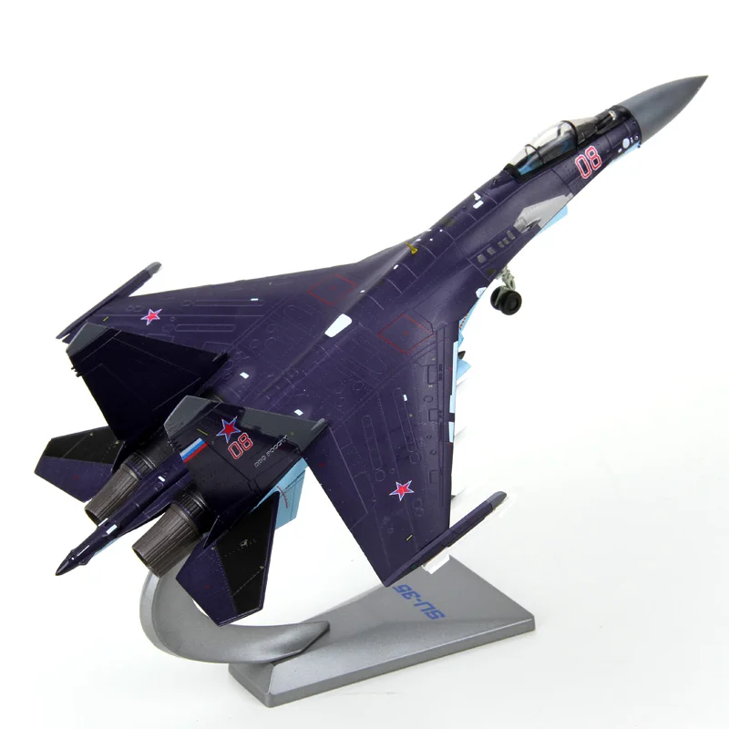 

1/72 Scale Sukhoi Su-35 Flanker-E/Super Flanker Fighter Diecast Metal Assembly Plane Model Toy Collection Original Box