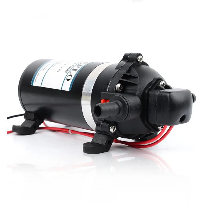 DP-120 DC 24v Water Pump 12v Booster Electric High Pressure Diaphragm Pump Reciprocating Self-priming For Sweeper Coke Machine