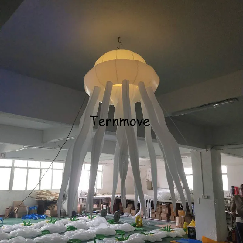 

Jellyfish Light,Home Decoration Wall Hanging Inflatable Hanging Star with LED / Inflatable Lighting Star for Show