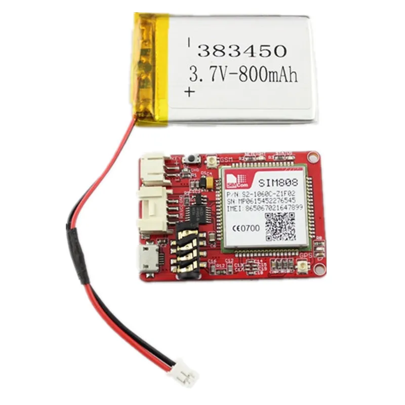 Elecrow Crowtail SIM808 Mô Đun GPRS GSM GPS Ban Phát Triển GSM Và GPS 2 Trong 1 Chức Năng Module một Pin Lithium 3.7V