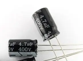 10pcs Higt quality 400V4.7UF 8*12mm 4.7UF 400V 8X12MM Electrolytic capacitor